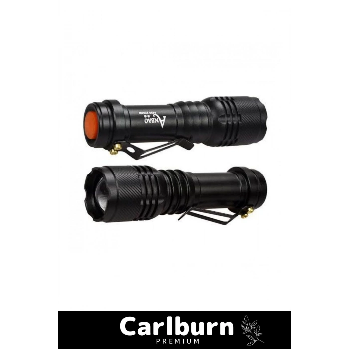 Premium Q5 Led Yüksek Işık Seviyesi Pilli Kamp Balık Dağcılık Uzun Menzilli El Feneri