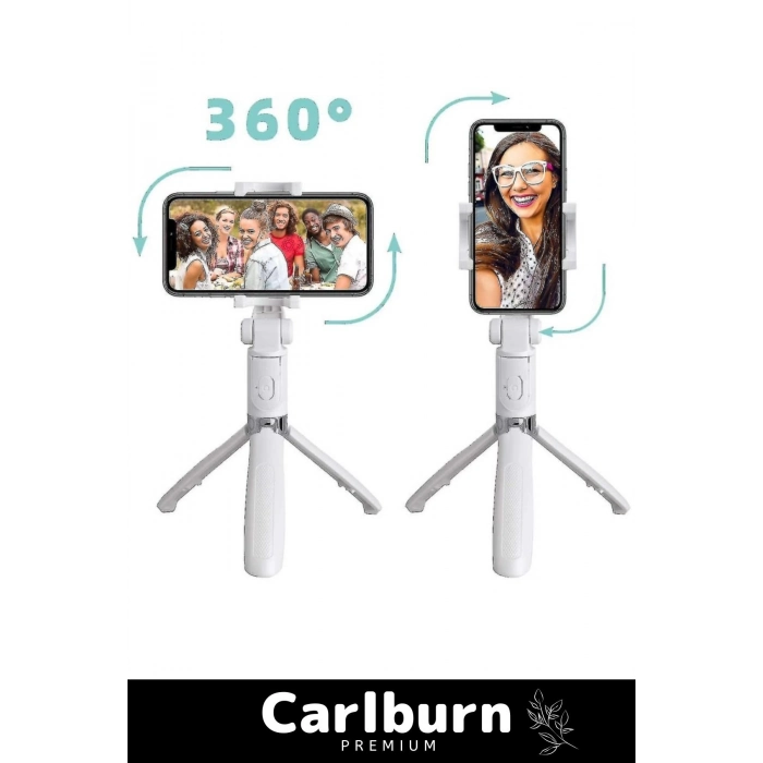 Premium Pratik Ayaklı Stabil Çekim Yapabilen Uzaktan Çekim Özellikli Kumandalı Tripod Selfie Çubuğu