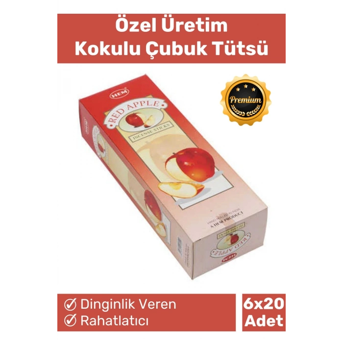 Özel Üretim Dinginlik Veren Meditasyon Çakra Enerji Rahatlatıcı Kokulu Çubuk Tütsü 6 x 20 Adet