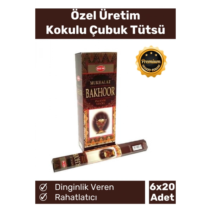 Özel Üretim Dinginlik Veren Meditasyon Çakra Enerji Rahatlatıcı Kokulu Çubuk Tütsü 6 x 20 Adet