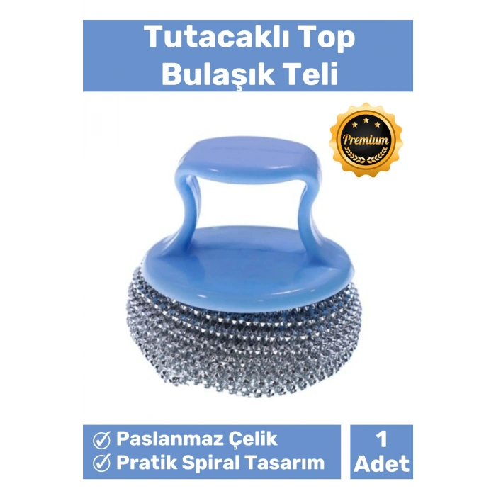 Özel Üretim Pratik Dayanıklı Paslanmaz Çelikten Üretilmiş Çok Tutacaklı Top Bulaşık Teli