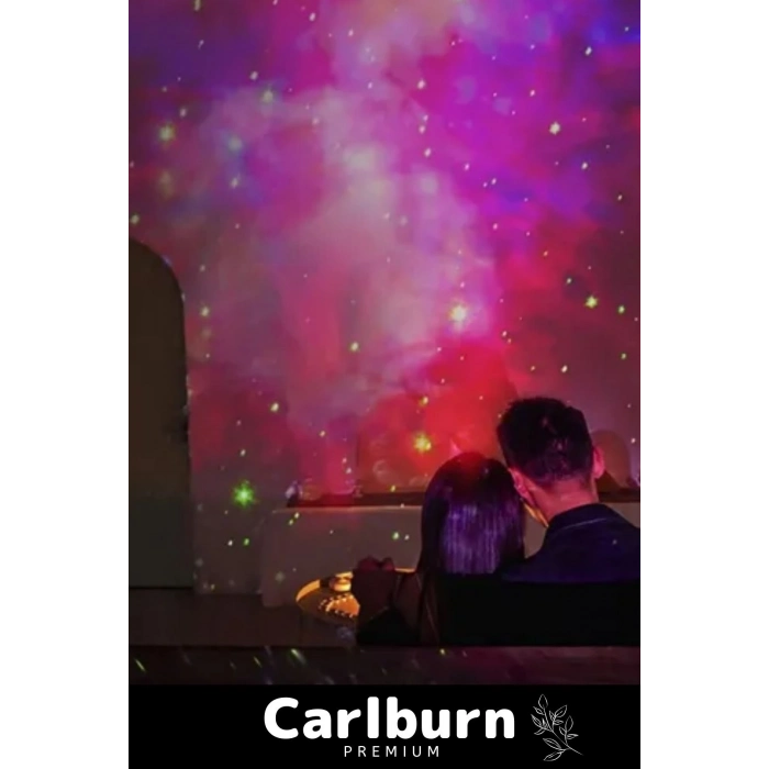 Özel Üretim Zamanlayıcı Uzaktan Kumandalı Pilli Yıldız Samanyolu Astronot Galaksi Projeksiyon Lamba