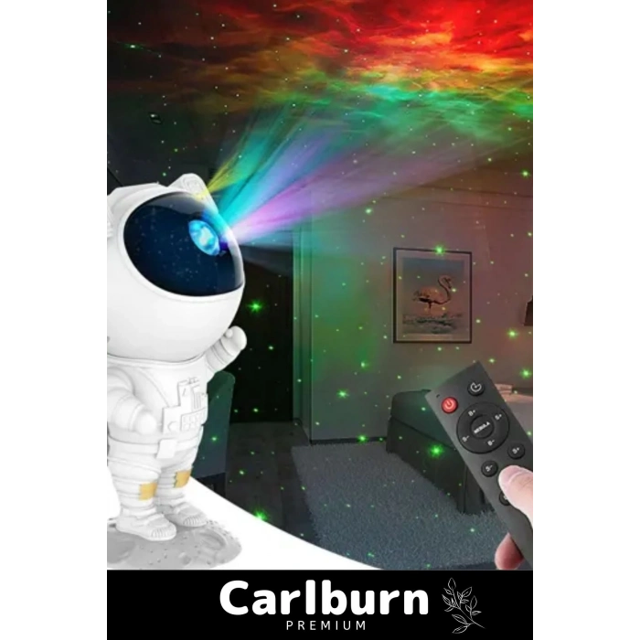 Özel Üretim Zamanlayıcı Uzaktan Kumandalı Pilli Yıldız Samanyolu Astronot Galaksi Projeksiyon Lamba