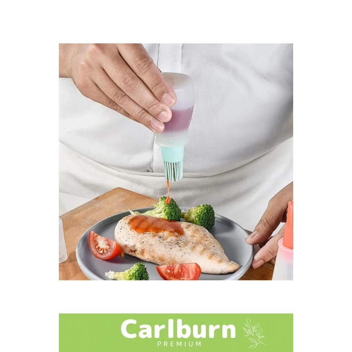 Premium Seri Dayanıklı Uzun Ömürlü Damlatılabilir Sürülebilir Silikon Ucu Fırçalı Yağdanlık