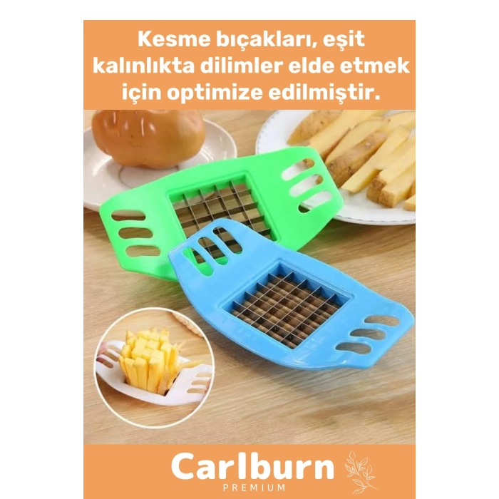 Premium Seri Dayanıklı Kolay Temizlenir Uzun Ömürlü Pratik Patates Soğan Doğrama Düzenli Kesme Aleti