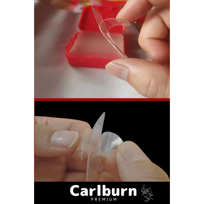 Özel Süper Güçlü Yapışkan Kolay Çıkarılabilir Çok Amaçlı 60 Parça Çift Taraflı Şeffaf Bant 4 Adet