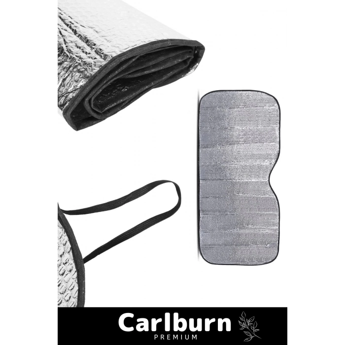 Özel Katlanabilir Araba Ön Cam Güneşliği Balonlu Metalize Parlak Alüminyum Katlanabilir Oto Güneşlik