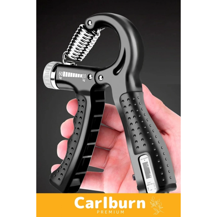 Özel Üretim Sayaçlı El Yayı Bilek Kası Güçlendirici Ayarlanabilir El Yayı 5-60 Kg Bilek Güçlendirici