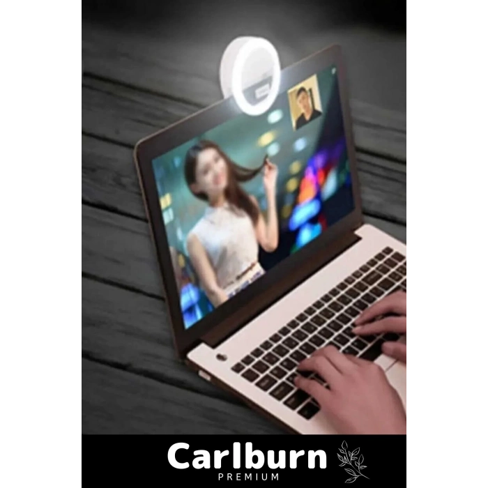 Özel Youtuber 36 Adet Led Selfie Işıklı Telefon Tutucu Makyaj Işığı Kayma Engelleyici Light Flaşı