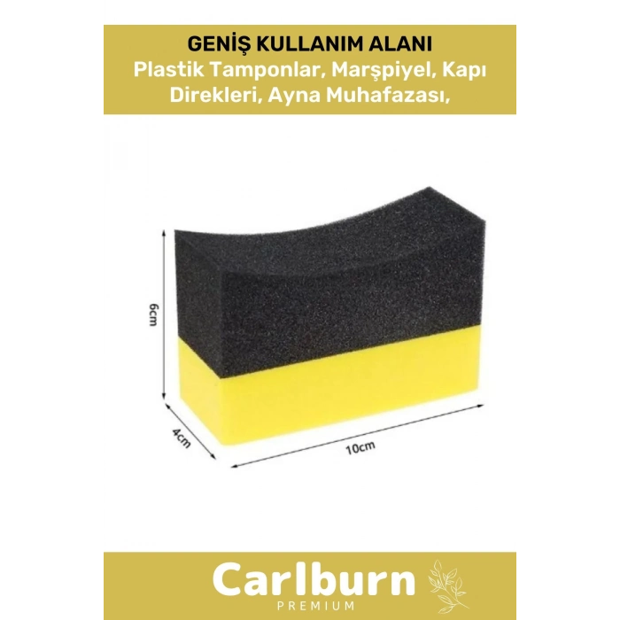 Premium Seri Özel Üretim Ayna Çıta Araç Göğsü Oto Lastik Plastik Tampon Parlatma Süngeri
