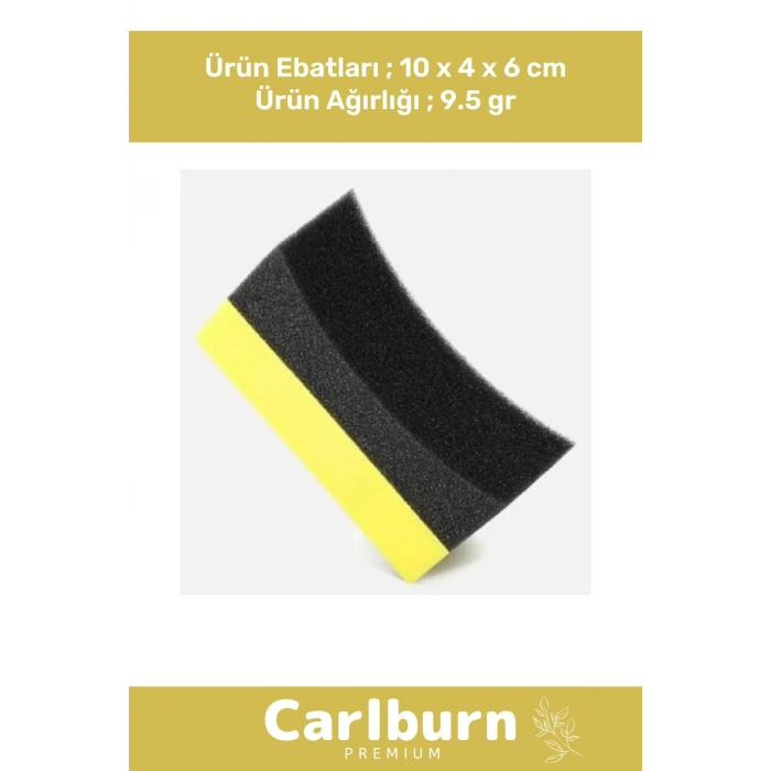 Premium Seri Özel Üretim Ayna Çıta Araç Göğsü Oto Lastik Plastik Tampon Parlatma Süngeri