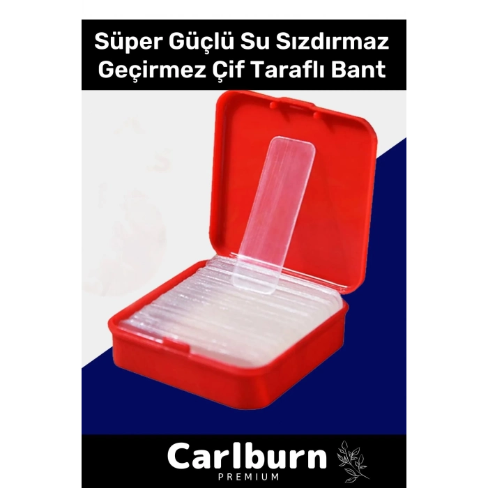 Özel Üretim Süper Güçlü Yapışkan Kolay Çıkarılabilir Çok Amaçlı 60 Parça Çift Taraflı Şeffaf Bant