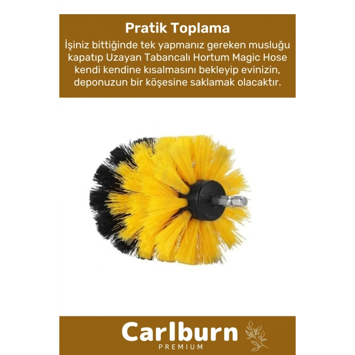 Özel Banyo Küvet Duşakabin Araba Tekerleği Koltuk Yıkama 3lü Matkap Ucu Temizleme Fırçası Seti