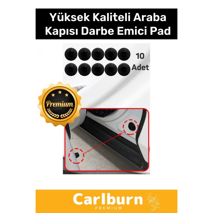 Premium Seri Yüksek Kaliteli Dayanıklı Çarpma Aşınma Engelleyici Araba Kapısı Darbe Emici Pad Seti