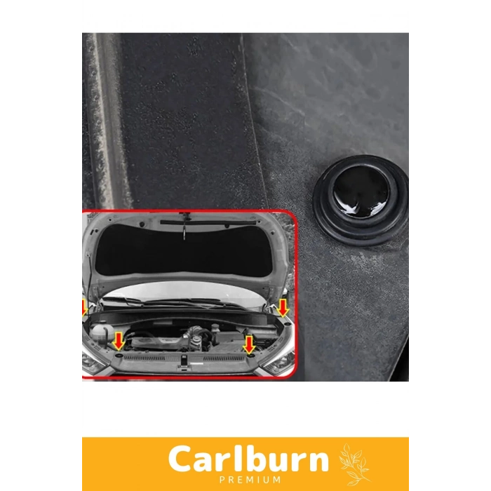 Premium Seri Yüksek Kaliteli Dayanıklı Çarpma Aşınma Engelleyici Araba Kapısı Darbe Emici Pad Seti