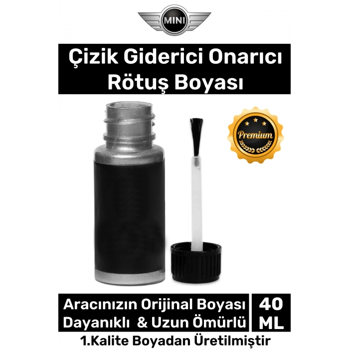 Özel Suya Dayanıklı Mini Cooper Marka Uyumlu Çizik Taş Izi Giderici Onarıcı 40ml Oto Rötuş Boyası