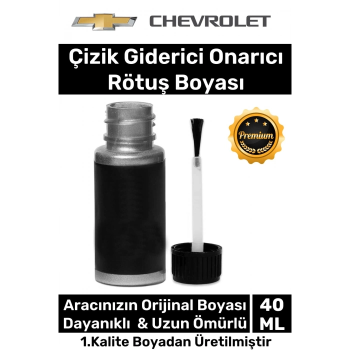 Özel Üretim Suya Dayanıklı Chevrolet Marka Uyumlu Çizik Taş Izi Giderici Onarıcı 40ml Oto Rötuş Boya