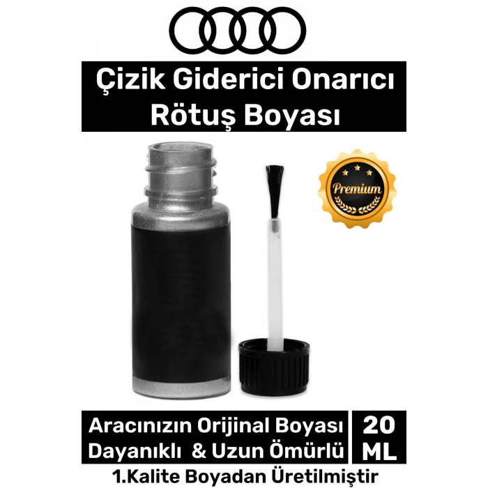 Özel Üretim Suya Dayanıklı Audi Marka Uyumlu Çizik Taş Izi Giderici Onarıcı 20ml Oto Rötuş Boyası