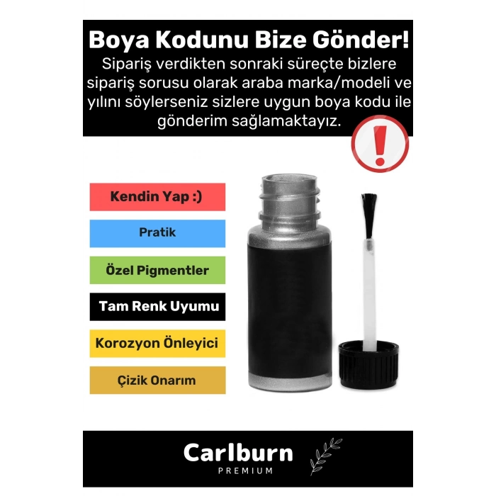 Özel Üretim Suya Dayanıklı Hyundai Marka Uyumlu Çizik Taş Izi Giderici Onarıcı 20ml Oto Rötuş Boyası