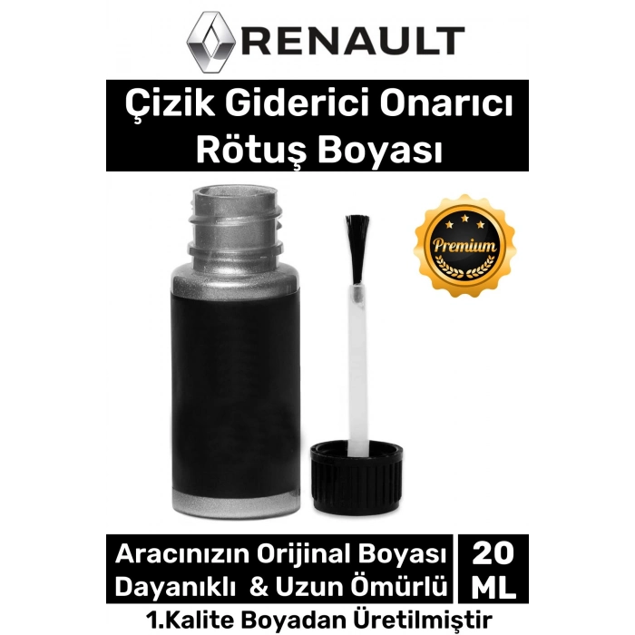 Özel Üretim Suya Dayanıklı Renault Marka Uyumlu Çizik Taş Izi Giderici Onarıcı 20ml Oto Rötuş Boyası