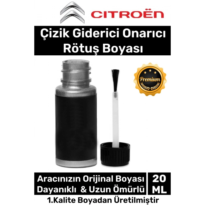 Özel Üretim Suya Dayanıklı Citroen Marka Uyumlu Çizik Taş Izi Giderici Onarıcı 20ml Oto Rötuş Boyası
