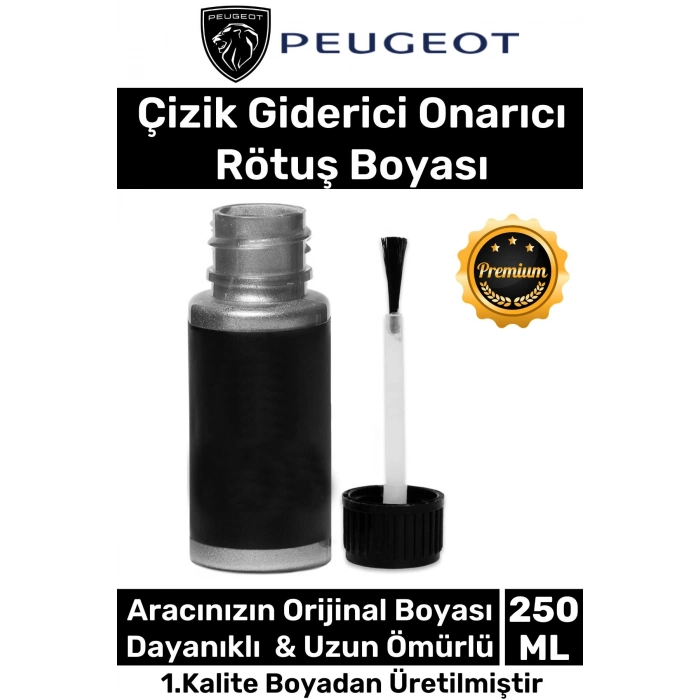 Özel Üretim Suya Dayanıklı Peugeot Marka Uyumlu Çizik Taş Izi Giderici Onarıcı 250 ml Oto Rötuş Boya