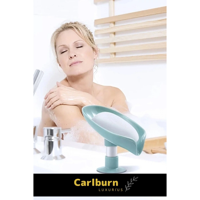 Özel Tasarım Tezgah Üstü Mutfak Banyo Bulaşık Lavabo Vantuzlu Su Tutmaz Giderli Katı Sabunluk