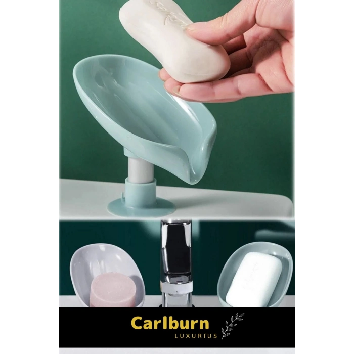 Özel Tasarım Tezgah Üstü Mutfak Banyo Bulaşık Lavabo Vantuzlu Su Tutmaz Giderli Katı Sabunluk