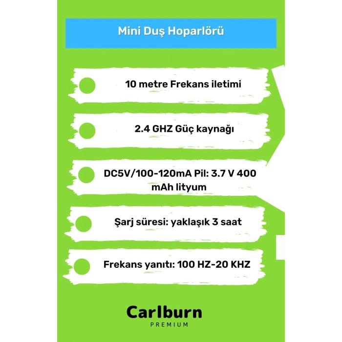 Deluxe Serisi Vantuzlu Su Geçirmez Şarjlı Mini Bluetooth Özellikli Beyaz Duş Kamp Sahil Hoparlörü