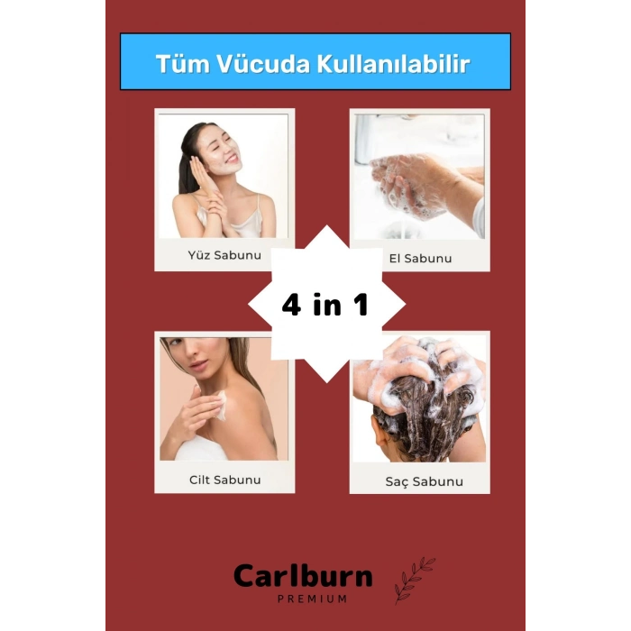 Özel Doğal Organik Güzel Kokulu El Yüz Saç Vücut Cilt Orijinal 5li Nar Sabunu