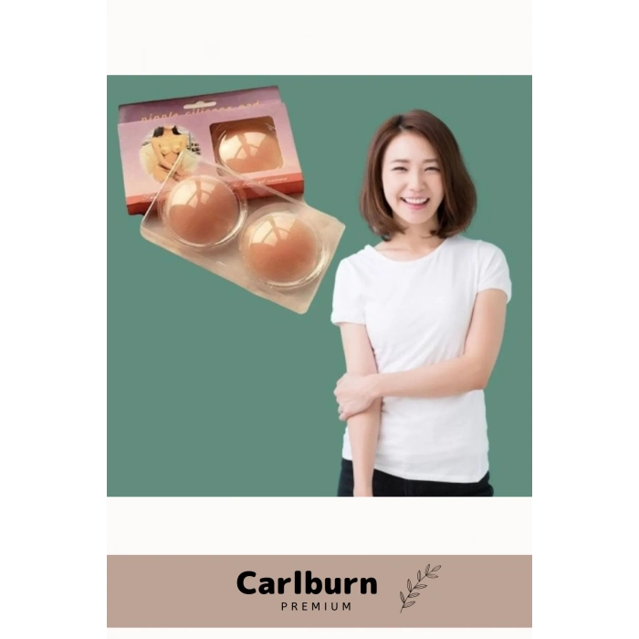 Premium Kadın Ten Meme İç Giyim Silikonlu Göğüs Ucu Kapatan Gizleyen 7 cm Aparat Bant