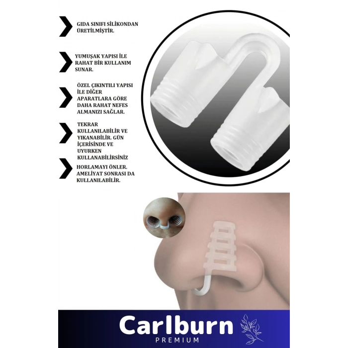 Premium Horlama Azaltıcı Nefes Alıp Verme Rahatlatıcı Uyku Önleyici Burun Delik Aparatı 12li Set