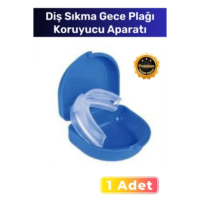 Özel Üretim Diş Çene Sıkma Gece Plağı Koruyucu Aparatı Önleyici Dişlik Uyku Aparatı Gıcırdatma