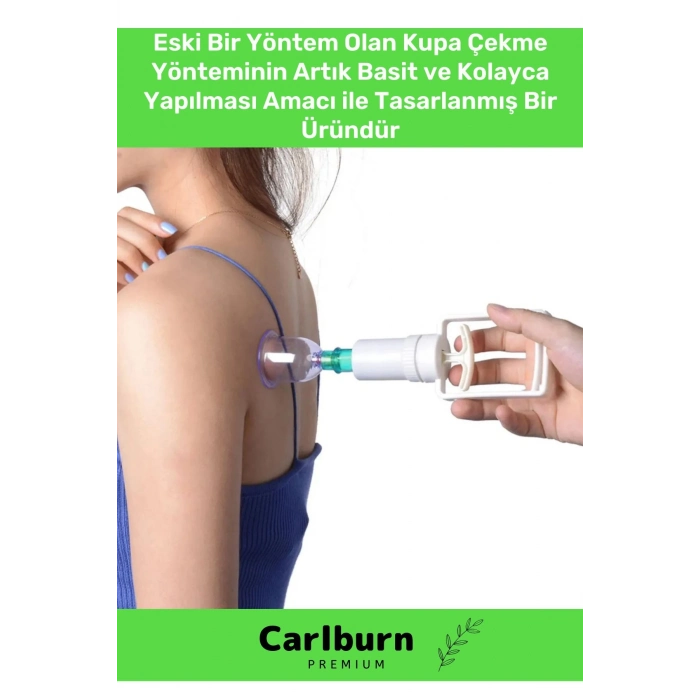 Premium Series Selülit Çatlak Giderici Vakumlu Masaj Aleti 12li Kupa Hacamat Seti