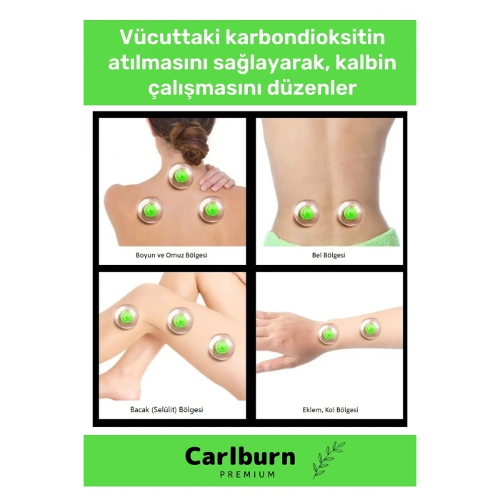 Premium Series Selülit Çatlak Giderici Vakumlu Masaj Aleti 12li Kupa Hacamat Seti