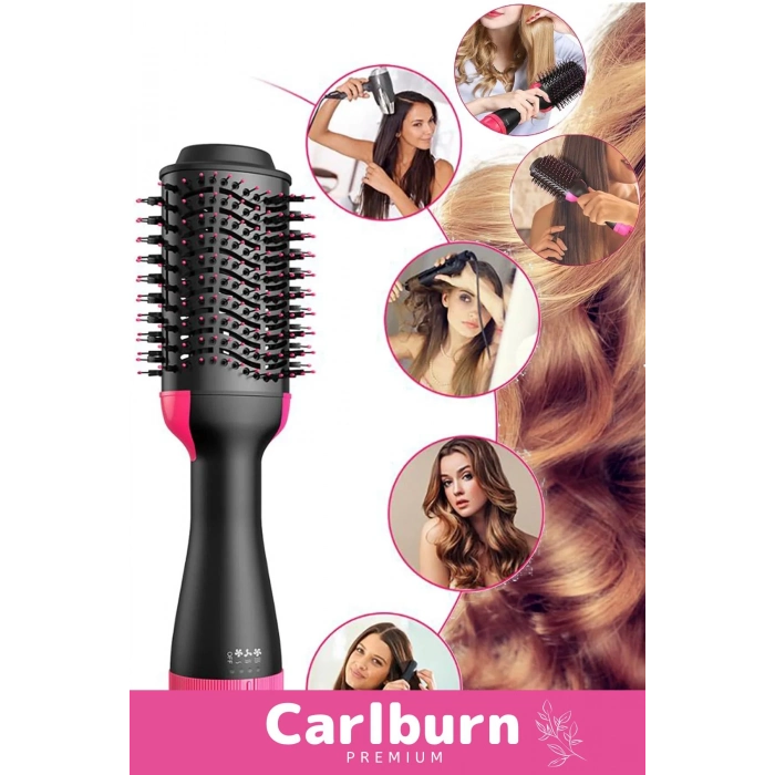 Özel 4 Vitesli Çok Kademeli 1200w Elektrikli Hava Üflemeli 2.5m Kablolu Saç Düzleştirici Fön Tarağı