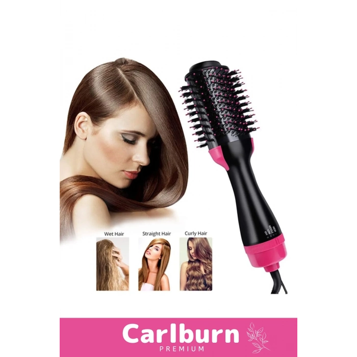 Özel 4 Vitesli Çok Kademeli 1200w Elektrikli Hava Üflemeli 2.5m Kablolu Saç Düzleştirici Fön Tarağı