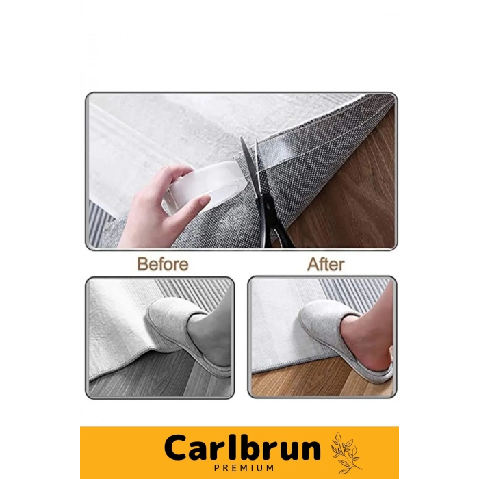 Deluxe Ultra Süper Güçlü Yüksek Mukavemetli Nano Teknolojili Çift Taraflı Şeffaf 3 mt Bant 50 Adet