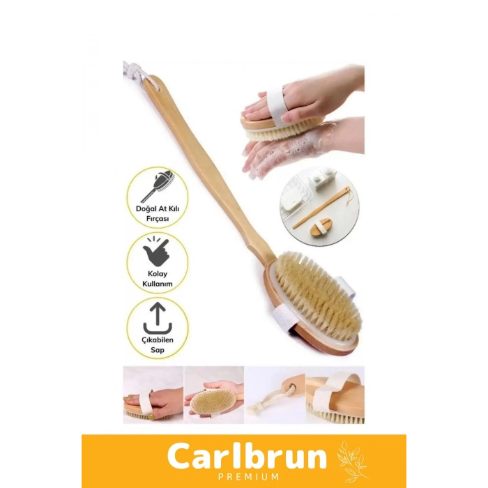 Yeni Üretim Cilt Bakım Çatlak Giderici %100 Doğal At Kılı Selülit Banyo Fırçası Kuru Masaj Aleti