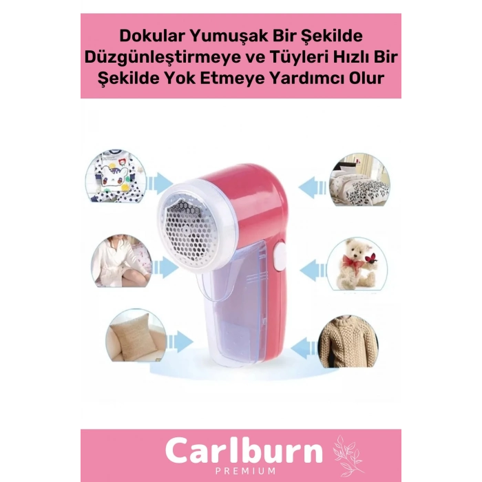 Taşınabilir Tiftik Kazak Tüy Toz Alıcı Takım Elbise Halı Otomatik Tüy Temizleme Makinesi