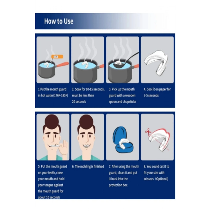 Özel Seri Diş Çene Sıkma Gece Plağı Koruyucu Aparatı Önleyici Dişlik Uyku Aparatı Gıcırdatma 2 Adet
