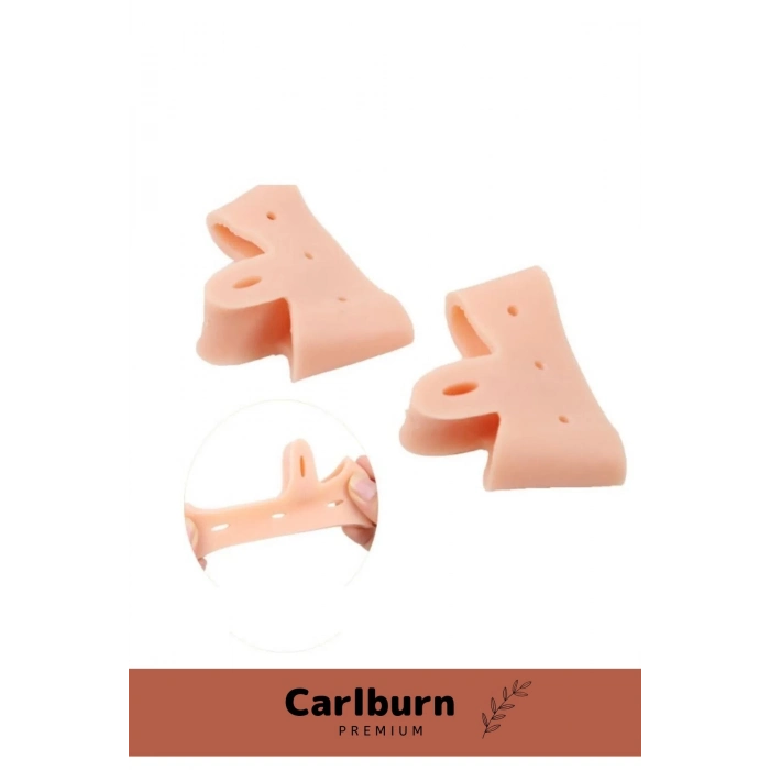 Valgus Silikon Ayak Bunyon Kemik Koruyucu Makaralı Gömleği Halluks Parmak Ayırıcı Düzenleyici 3lü