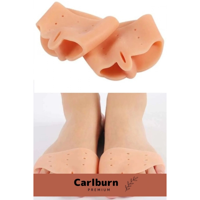 Valgus Silikon Ayak Bunyon Kemik Koruyucu Makaralı Gömleği Halluks Parmak Ayırıcı Düzenleyici 3lü