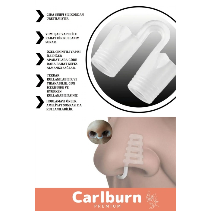 Premium Horlama Azaltıcı Nefes Alıp Verme Rahatlatıcı Uyku Önleyici Burun Delik Aparatı 16li Set