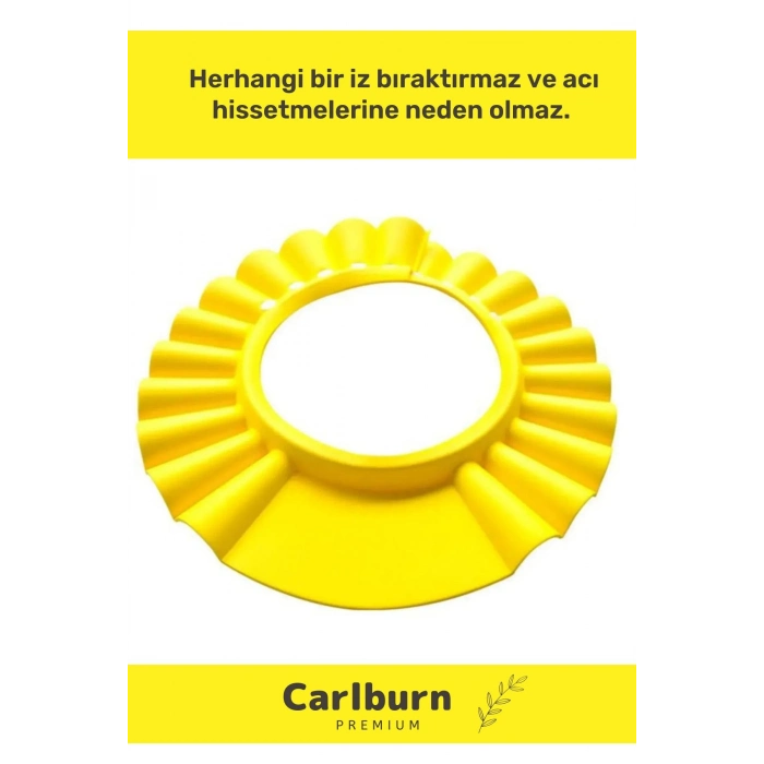 Özel Üretim Bebek Duş Başlığı Ayarlanabilir Düğmeli Çocuk Küvet Göze Su Kaçırmayan Banyo Şapkası