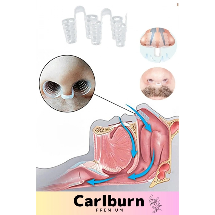 Premium Horlama Azaltıcı Nefes Alıp Verme Rahatlatıcı Uyku Önleyici Burun Delik Aparatı 4lü Set