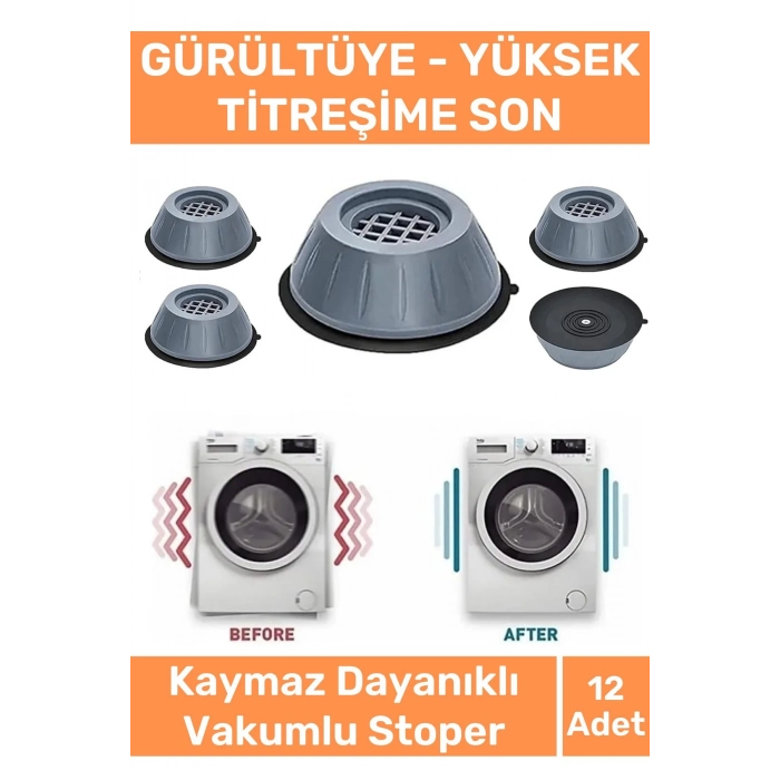 Özel Üretim Gürültü Engelleyici Titreşim Önleyici Kauçuk Çamaşır Bulaşık Makinesi 12 Adet Ayak Pedi