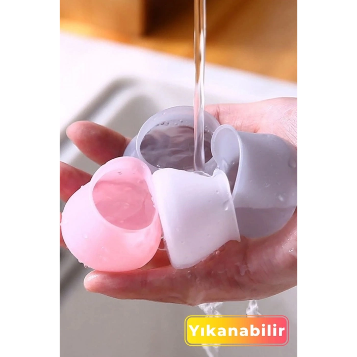 Premium Kaydırmaz Çizdirmez Mobilya Masa Sandalye Zemin Koruyucu Silikon Pabuç Ayak Kılıf 48 Adet