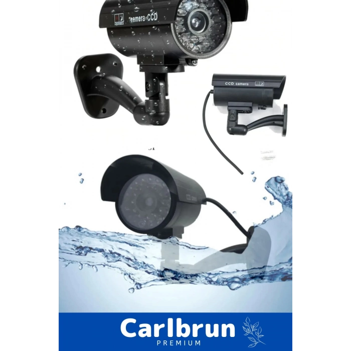 Özel Ev Apartman Bahçe İş Yeri Gece Görüşlü Pilli Ledli Caydırıcı Sahte Güvenlik Kamerası 4lü Set