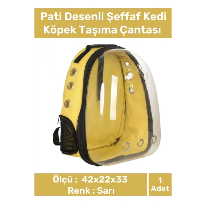 Kaliteli Geniş Fermuarlı Hava Alabilen Fileli Cepli Kedi Köpek Evcil Hayvan El Sırt Taşıma Çantası